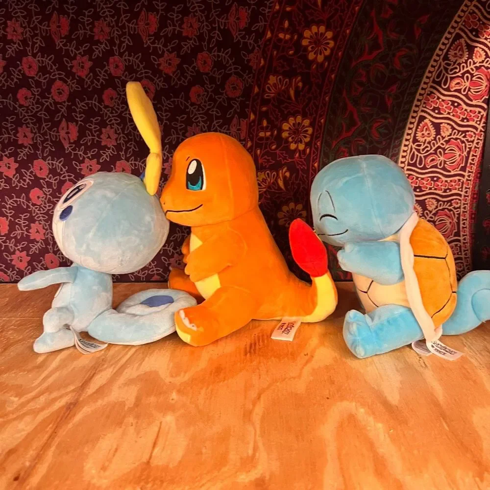 Pokémon Plush Lot Charmander Squirtle Sobble Official WCT Stuffed Animals 2020